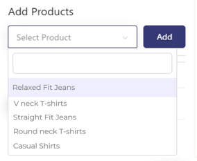 add products